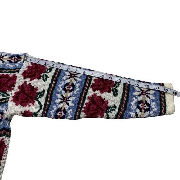 Vintage Private Eyes Alpine Roses Sweater New Dead Stock Sz 3X - Picture 7 of 14